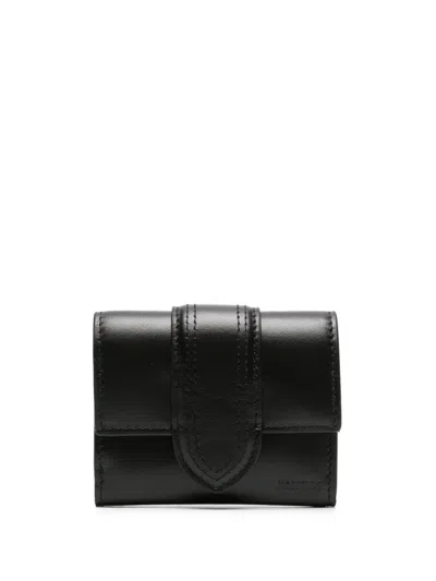 JACQUEMUS LE COMPACT BAMBINO LEATHER WALLET