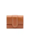 Jacquemus Le Compact Bambino Wallet In Brown