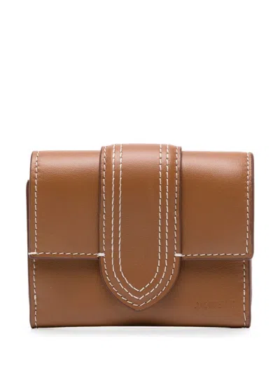 Jacquemus Le Compact Child Wallet In Brown