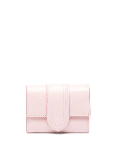 Jacquemus Le Compact Child Wallet In Pink & Purple