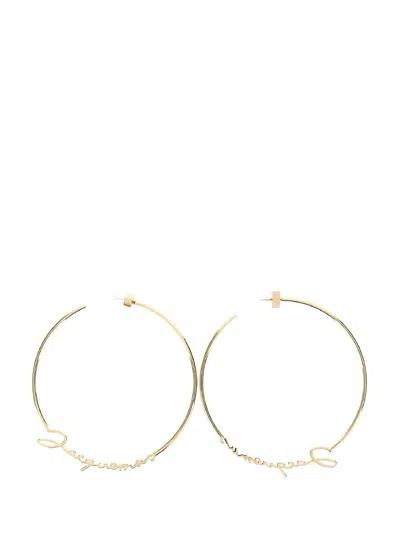 Jacquemus Le Creoles  Woman Plared Gold