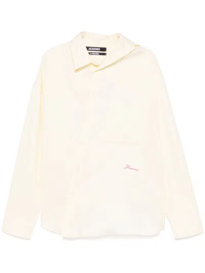 Jacquemus Le Cuadro Shirt In Yellow