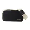 Jacquemus Black Calfskin Le Cuerda Horizontal In Black