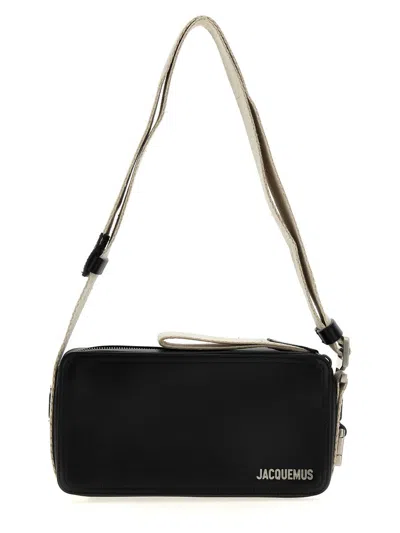 Jacquemus 'le Cuerda Horizontal' Crossbody Bag In Black