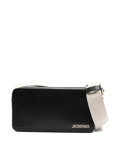 Jacquemus Le Cuerda Horizontal Crossbody Bag In Black