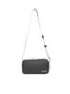 Jacquemus Le Cuerda Canvas-trimmed Leather Messenger Bag In Black