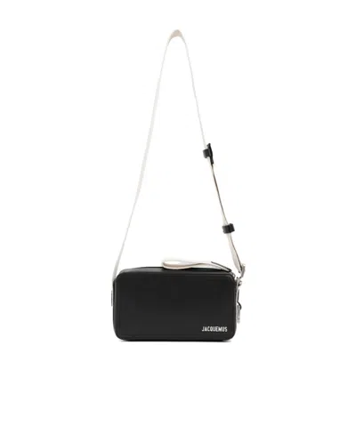 JACQUEMUS LE CUERDA HORIZONTAL LEATHER BAG