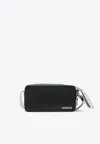 Jacquemus Le Cuerda Horizontal Messenger Bag In Black