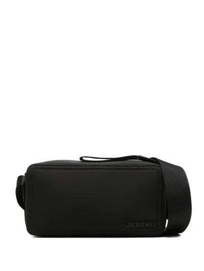 Jacquemus Le Cuerda Rectangle Messenger Bag In Black