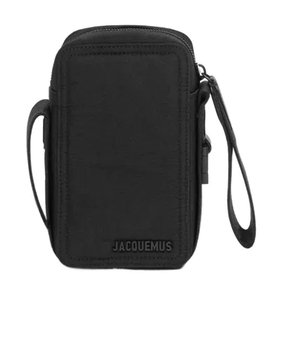 Jacquemus Le Cuerda Vertical Shoulder Bag In Black