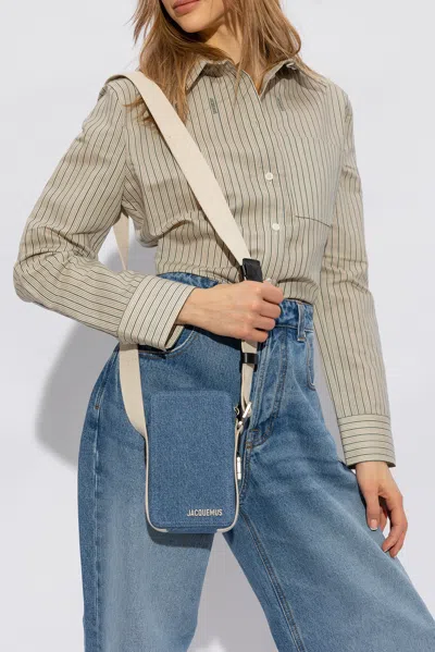 Jacquemus ‘le Cuerda Vertical' Shoulder Bag In Blue