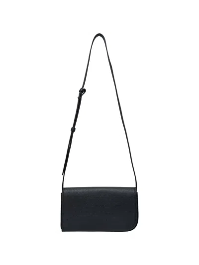 Jacquemus Shoulder Bag Adjustable Strap Rectangular Shape In Black