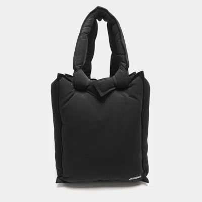 Jacquemus Le Cuscinu Black Padded Nylon Tote