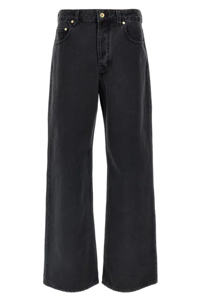 Jacquemus 'le De-nã®mes Large' Jeans In Black
