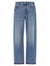 Jacquemus Straight Leg Denim Trousers In Multi