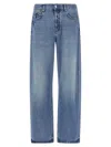 Jacquemus Straight Leg Denim Trousers In Multi
