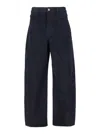 Jacquemus De-nimes Denim Pants In Blu