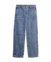 Jacquemus Le De Nimes Cargo Jeans In Blue
