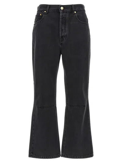 Jacquemus De-nimes Large Jeans In Black