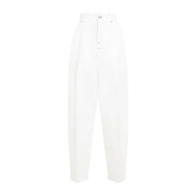 Jacquemus Le De-nimes Curzio Straight Leg Jeans In White