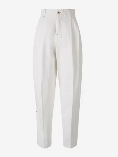 Jacquemus Le De-nîmes Curzio Jeans In Beige