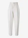 Jacquemus Women Le De-nimes Curzi Jeans In White