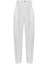 Jacquemus Women Le De-nimes Curzi Jeans In White