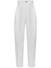 Jacquemus Women Le De-nimes Curzi Jeans In White