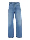 Jacquemus Le De-nime Droit Jeans Multicolor In Blue