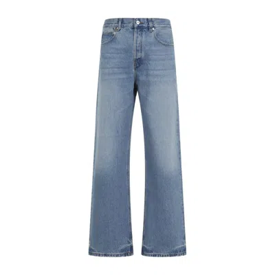 Jacquemus Blue Cotton Denim Jeans
