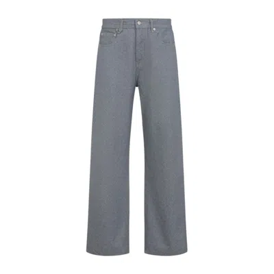 JACQUEMUS LE DE-NÎMES DROIT BLUE COTTON JEANS