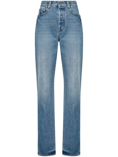 JACQUEMUS JACQUEMUS LE DE-NIMES DROIT HIGH-WAISTED JEANS