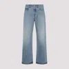 Jacquemus Denim Trousers Featuring Belt Loops In Blue