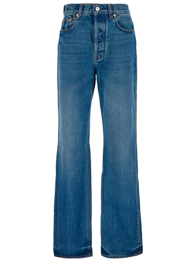 Jacquemus Le De-nimes Droit High-rise Straight Jeans In Denim
