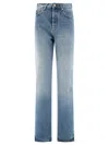 Jacquemus Le De-nimes Droit High-waisted Jeans In Blue