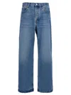 Jacquemus Straight Leg Denim Trousers In Blue
