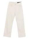 Jacquemus Le De Nimes Wide Leg Jeans In White