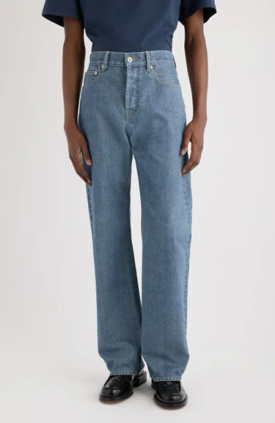 Jacquemus Le De Nimes Droit Straight Leg Jeans In Blue