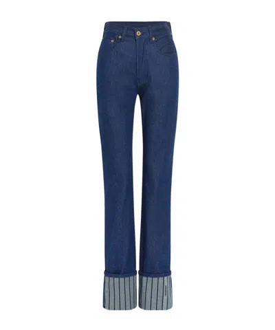 Jacquemus Le De-nimes Large Jeans In Blue