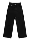 Jacquemus Le De-nimes Droit Jeans Women In Black