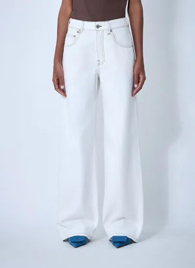 Jacquemus Le De-nimes Jeans In White