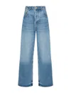 Jacquemus Oversized Wide-leg Jeans In Blue