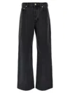 Jacquemus Black Le De-nmes Large Jeans In Black