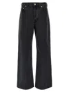 Jacquemus Black Le De-nmes Large Jeans In Black