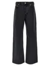 Jacquemus Le De-nimes Droit Jeans Women In Black