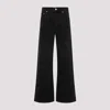 Jacquemus Le De-nîmes Large High Rise Wide Jeans In Black