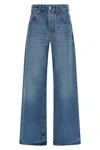 Jacquemus Le De-nîmes Large Jeans Light Blue In Blue