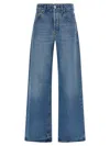 Jacquemus Le De-nîmes Large Jeans Light Blue In Blue