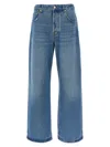 Jacquemus Blue Le De-nmes Large Jeans In Blue