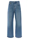 Jacquemus Blue Le De-nmes Large Jeans In Blue